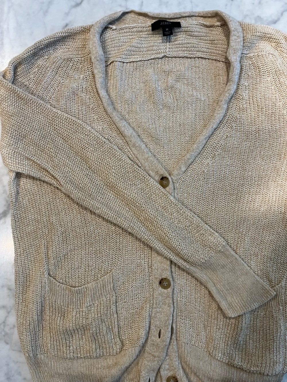 J. Crew Women's Button-Front Knit Cardigan